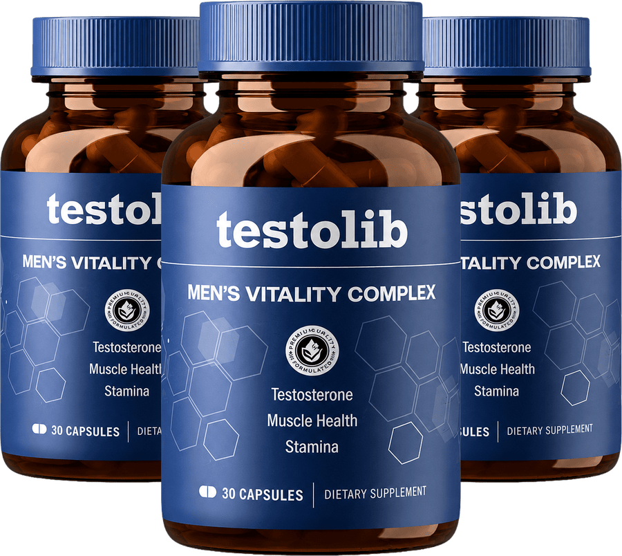 Testolib Men's Vitality Complex — 90-Day Supply